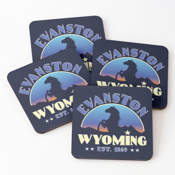 Item preview, Evanston, Wyoming Wild Horse Gifts designed and sold by NoBonesLife.