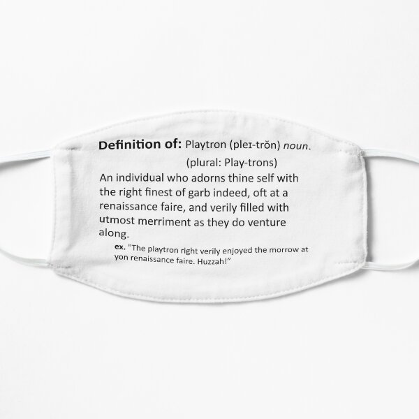 Playtron Definition Flat Mask