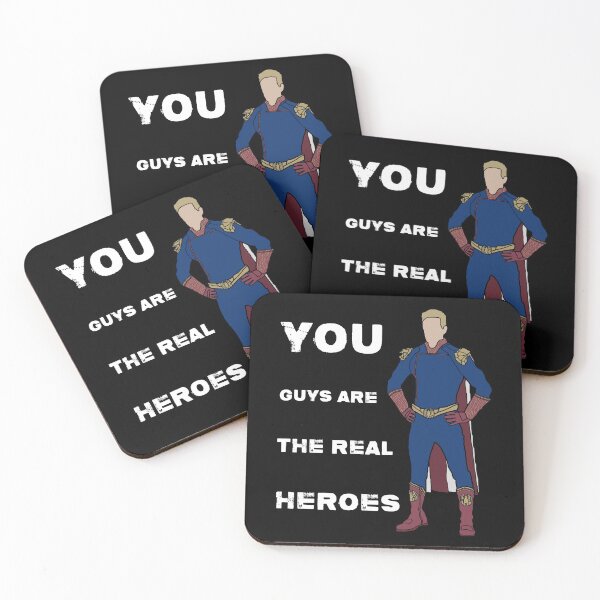 Item preview, Homelander: You guys are the real heroes (The boys) White designed and sold by sci-fi-nerd.