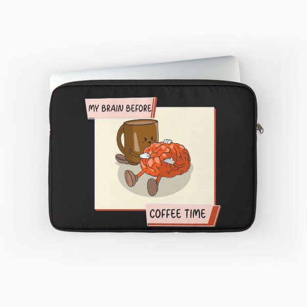 Item preview, My Brain Before Coffee Time designed and sold by Arva-Designs.