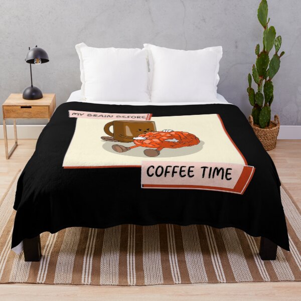 Item preview, My Brain Before Coffee Time designed and sold by Arva-Designs.
