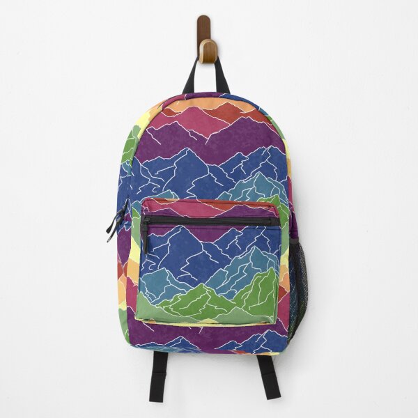 Item preview, Mountainscape in Rainbow designed and sold by blackheart creations.