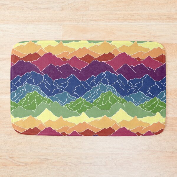 Item preview, Mountainscape in Rainbow designed and sold by blackheart creations.
