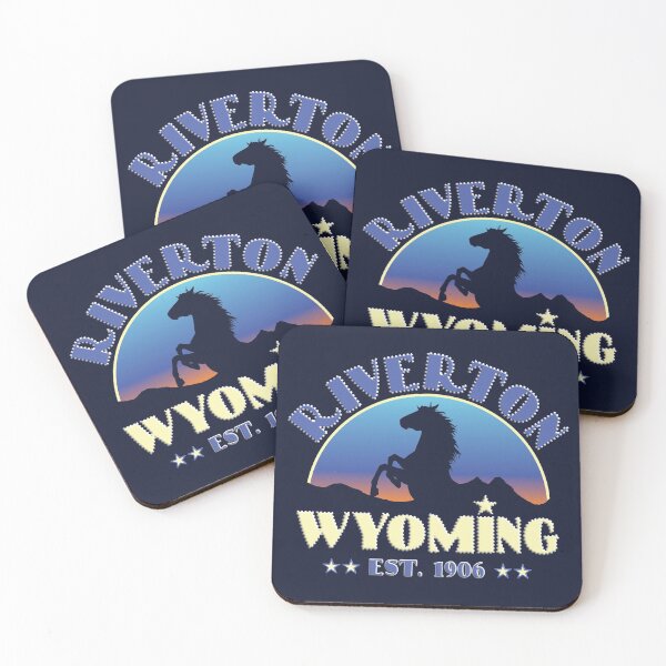 Item preview, Riverton, Wyoming Wild Horse Gifts designed and sold by NoBonesLife.