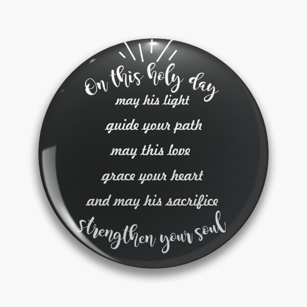 Item preview, May his sacrifice strengthen your soul designed and sold by thewishdesigns.