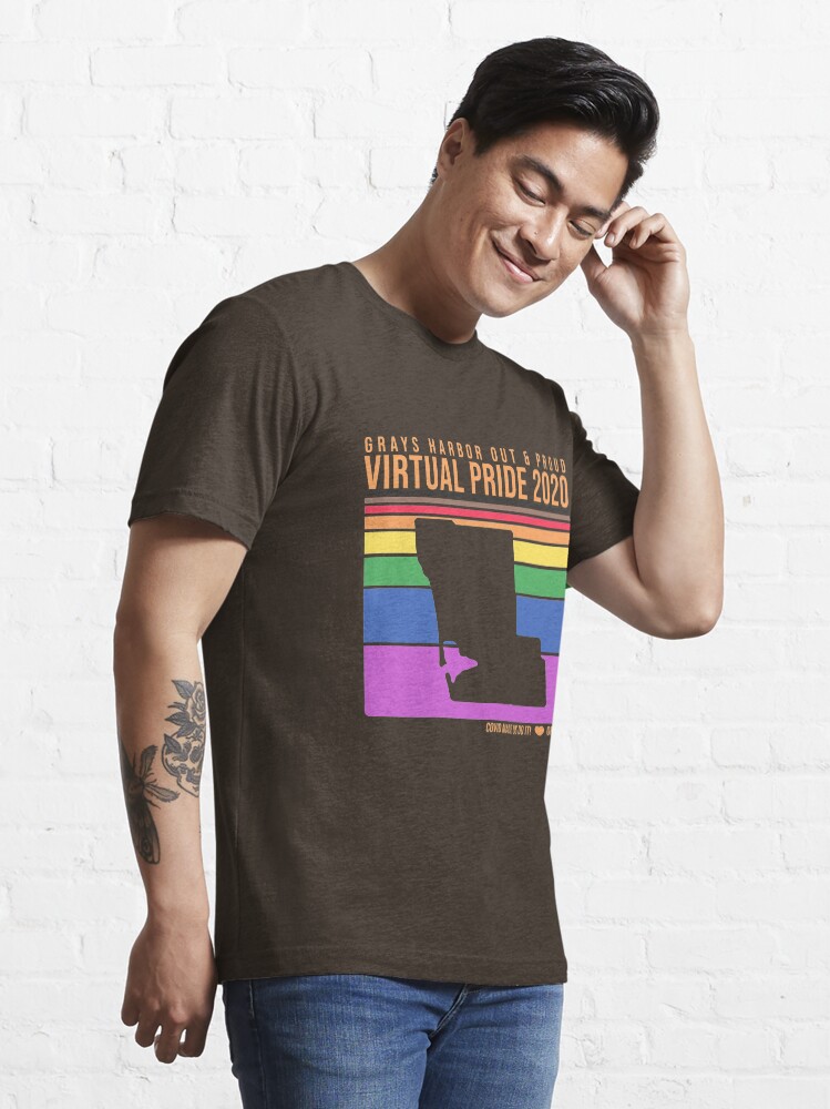 Alternate view of GH Out & Proud 2020 Pride (dark) Essential T-Shirt