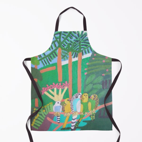 Item preview, Five Budgerigars Zionart Zion Levy Stewart designed and sold by Zion Levy Stewart.