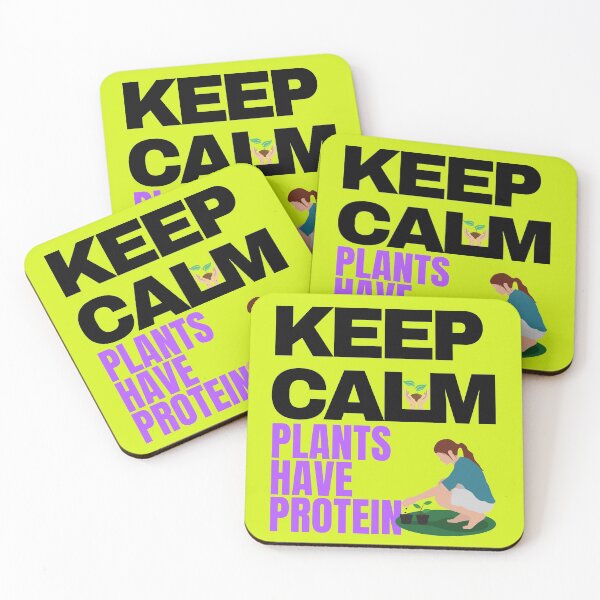 Item preview, Keep calm plants have protein designed and sold by Tecnofa.