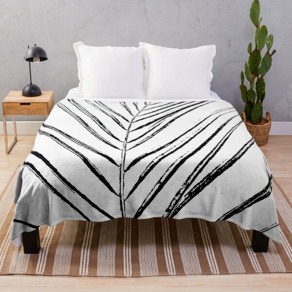 Item preview, Black and white palm branch designed and sold by Carlos Thomas.