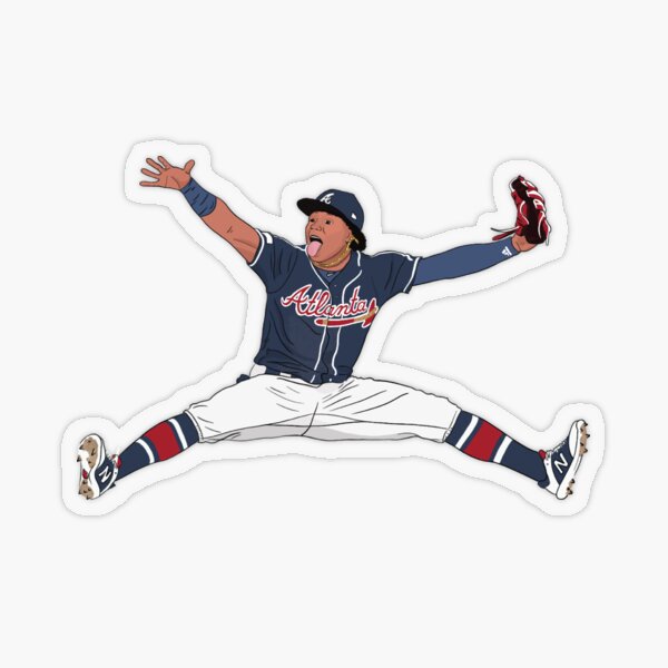 Ronald Acuña Jr. Sticker for Sale by theclemsonj