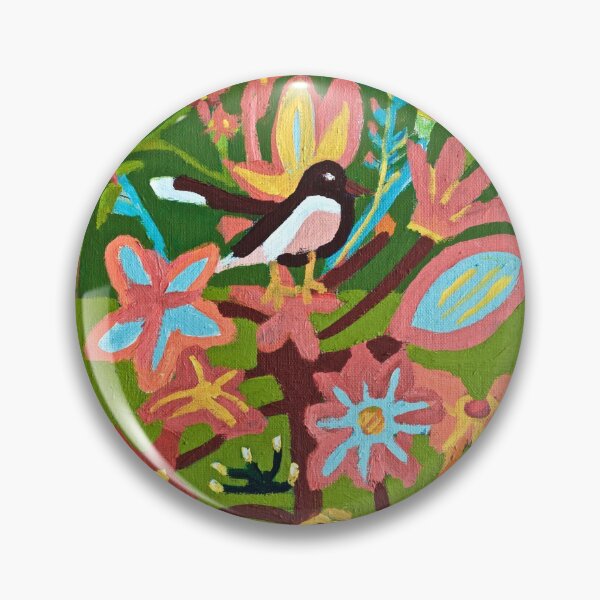 Item preview, Bird on a Flower Zionart Zion Levy Stewart designed and sold by Zion Levy Stewart.