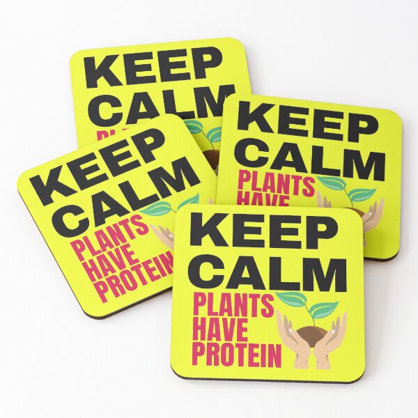 Item preview, Keep calm plants have protein designed and sold by Tecnofa.
