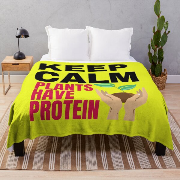 Item preview, Keep calm plants have protein designed and sold by Tecnofa.