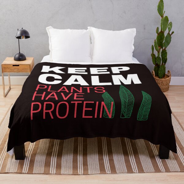 Item preview, Keep calm plants have protein designed and sold by Tecnofa.
