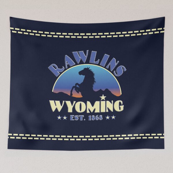 Item preview, Rawlins, Wyoming Wild Horse Gifts designed and sold by NoBonesLife.