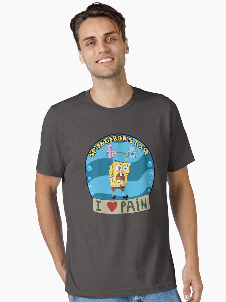 Thumbnail 2 of 7, Essential T-Shirt, Spongebob's Gym designed and sold by DanielDesigns.