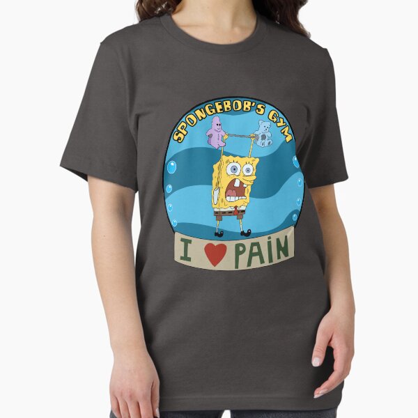 Vista previa del artículo con la obra «Gimnasio de Bob Esponja», diseñado y vendido por DanielDesigns.