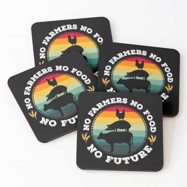 Item preview, No Farmers No Food No Future Graphic Design designed and sold by PlusAdore.