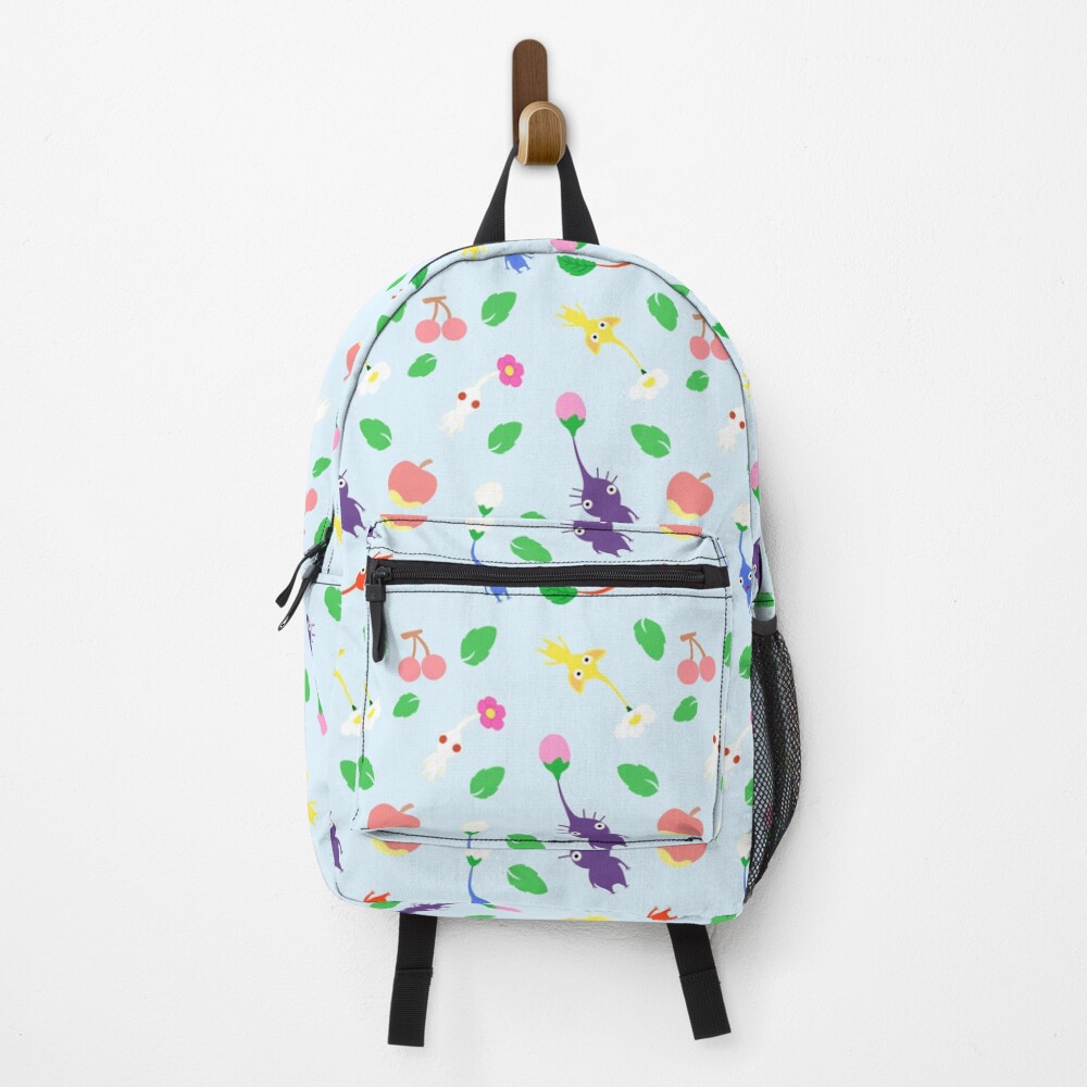 cute pikmin pattern blue Backpack