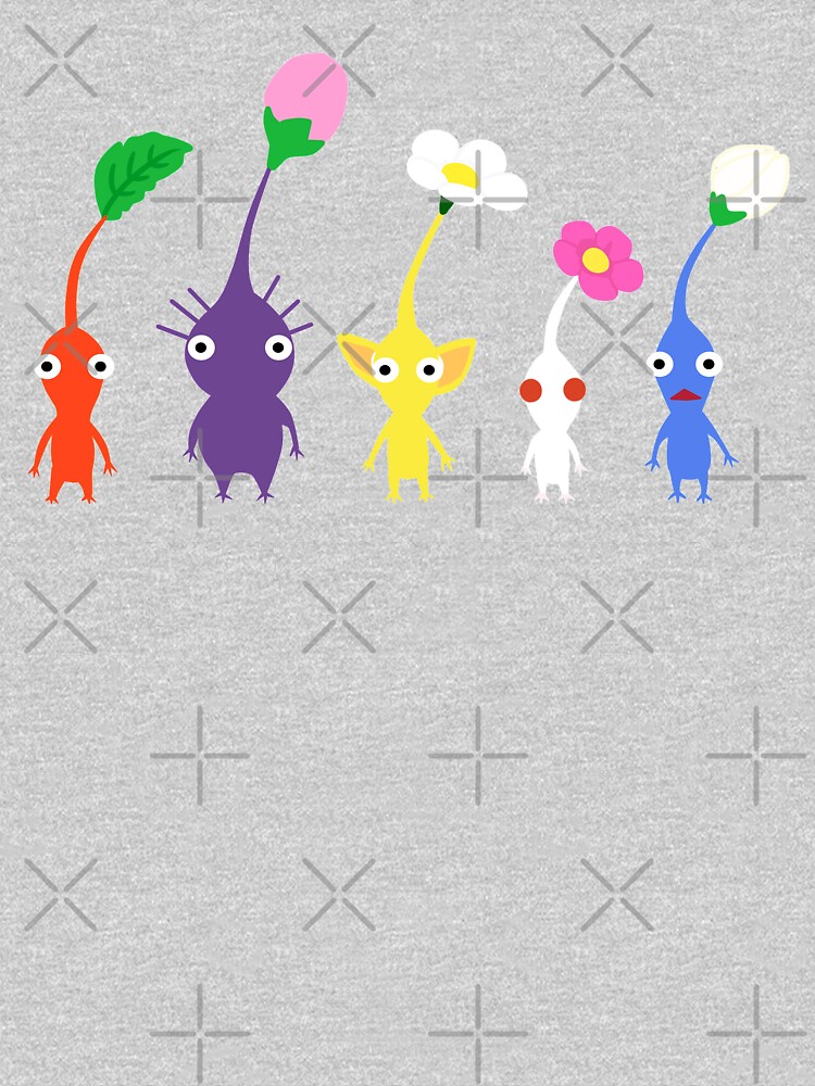 cute pikmin pattern blue by Mkawaii