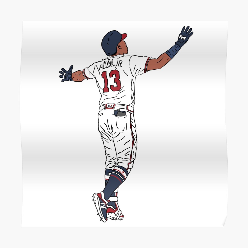 DRAWING RONALD ACUNA JR 