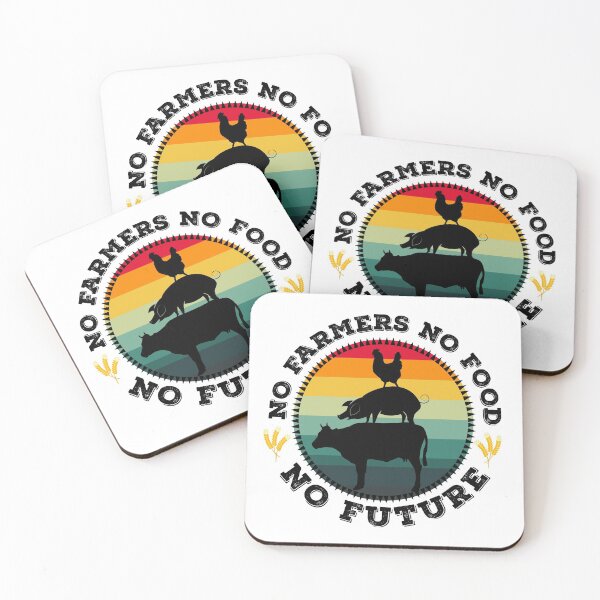 Item preview, No Farmers No Food No Future Graphic Design designed and sold by PlusAdore.