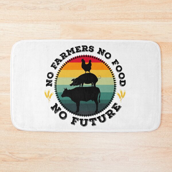Item preview, No Farmers No Food No Future Graphic Design designed and sold by PlusAdore.
