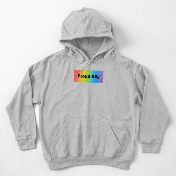 LGBTQ+ Allies Love Rainbows Too Kids Pullover Hoodie