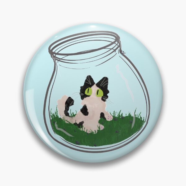 Item preview, Japanese bobtail Cat in glass bottle designed and sold by Salem Scribbles.
