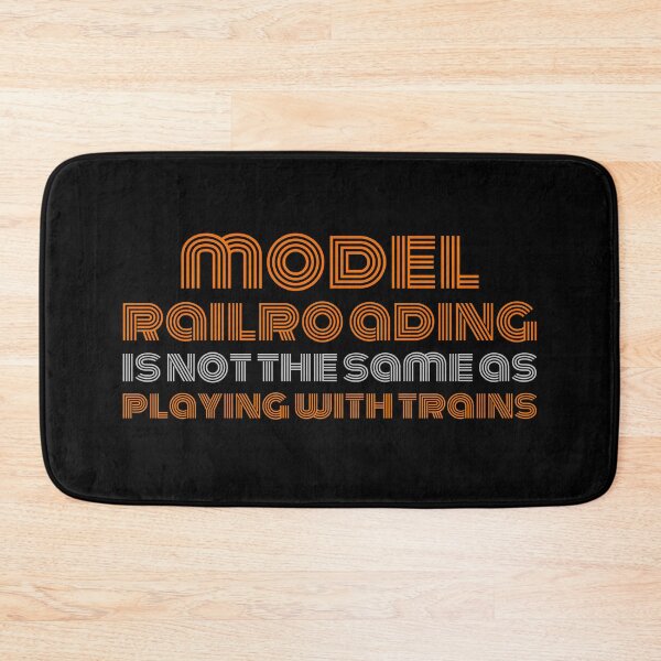 Item preview, Does it get your goat when somebody says that you are playing with trains when in fact you are a model railroader?  Set the record straight with this design. designed and sold by UrTops.
