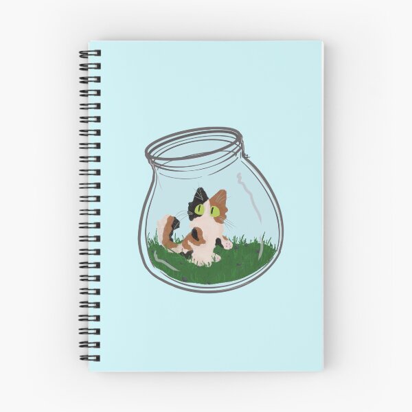 Item preview, Japanese bobtail Cat or calico in glass bottle designed and sold by Salem Scribbles.