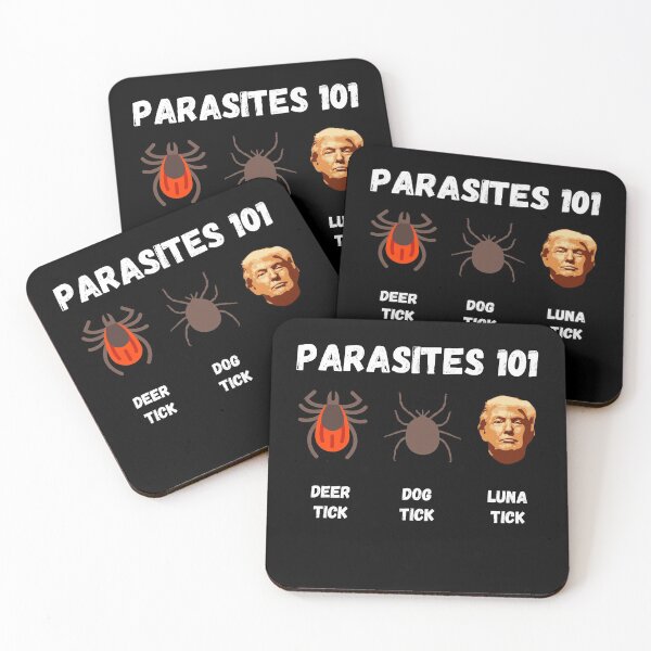 Item preview, Parasites 101 - Deer Tick, Dog Tick & Luna Tick Anti-Trump designed and sold by Passion Isles.