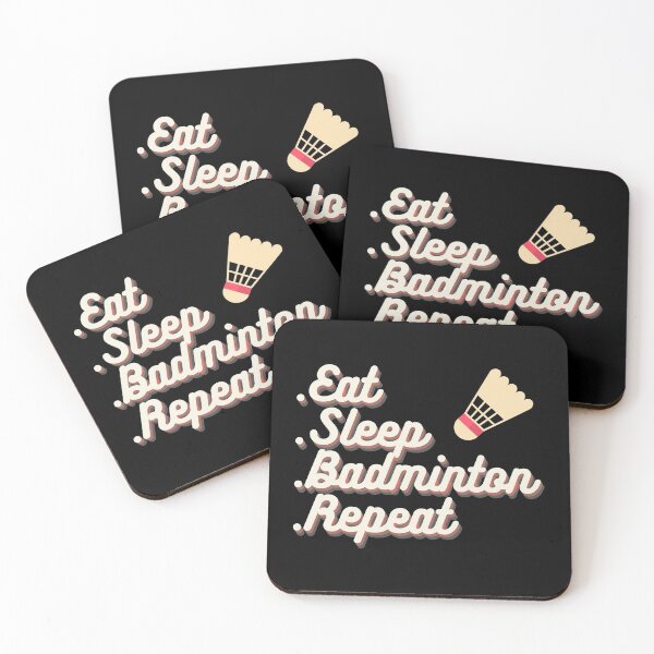 Item preview, Eat Sleep Badminton and Repeat designed and sold by Mya4You.