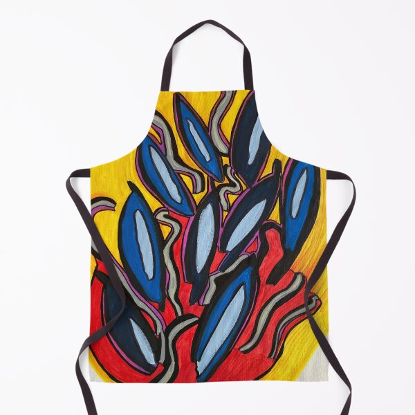 Item preview, Falling into Fire Original Abstract Mixed Media Acrylic Painting Marker Artwork Art designed and sold by Paint2morrow.