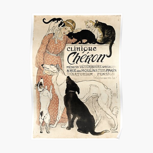 Clinique Chéron, Théophile Alexandre Steinlen, 1905 Poster