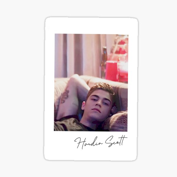 Hardin Scott Polaroid Pegatina