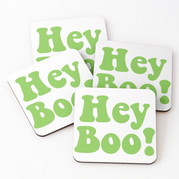 Item preview, Hey Boo! in green designed and sold by LoJoLetters.