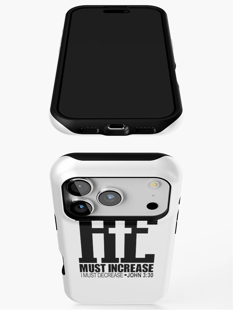 Thumbnail 3 of 4, iPhone Case, he must increase i must decrease john 3:30 designed and sold by PUNCH ME IN SHOP.