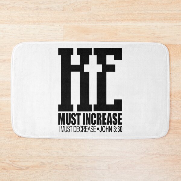 Item preview, he must increase i must decrease john 3:30 designed and sold by PUNCH ME IN SHOP.