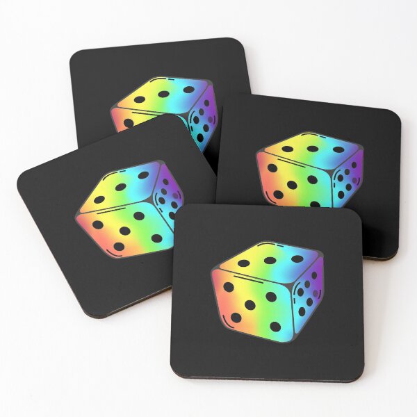 Item preview, Rainbow Dice Cube Aesthetic Vibe designed and sold by Michael Schmidt.