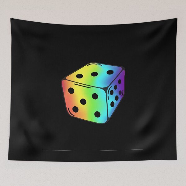 Item preview, Rainbow Dice Cube Aesthetic Vibe designed and sold by Michael Schmidt.