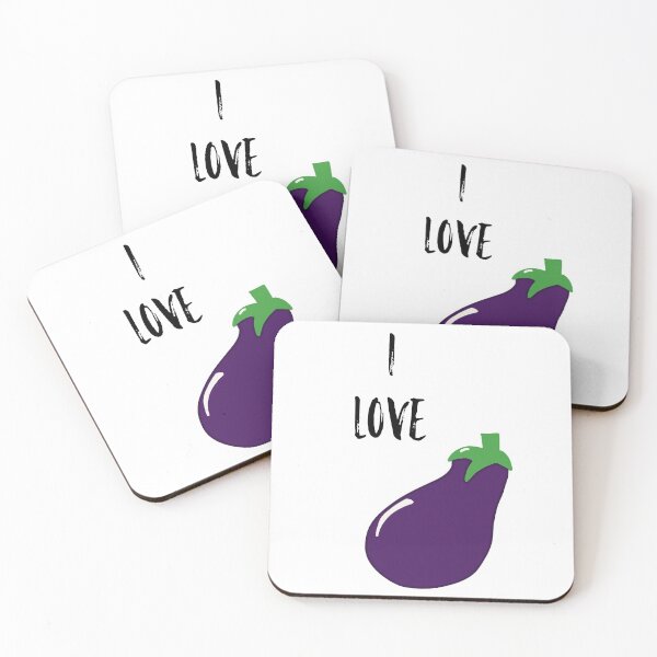 Item preview,  I Love Eggplant designed and sold by Hello-Cuties.