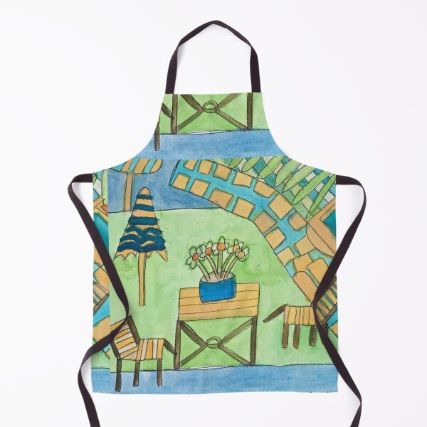 Item preview, Mexican Courtyard Zionart Zion Levy Stewart designed and sold by Zion Levy Stewart.