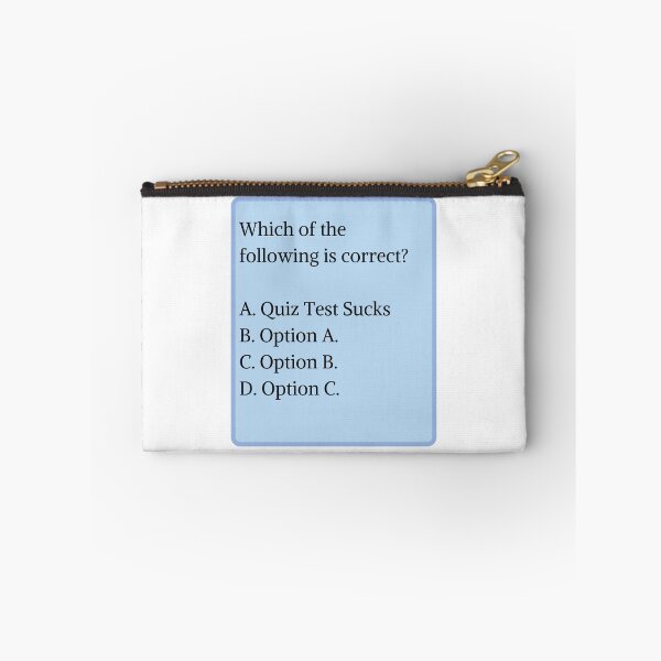 Item preview, Quiz Test Sucks designed and sold by nimitkhurana.
