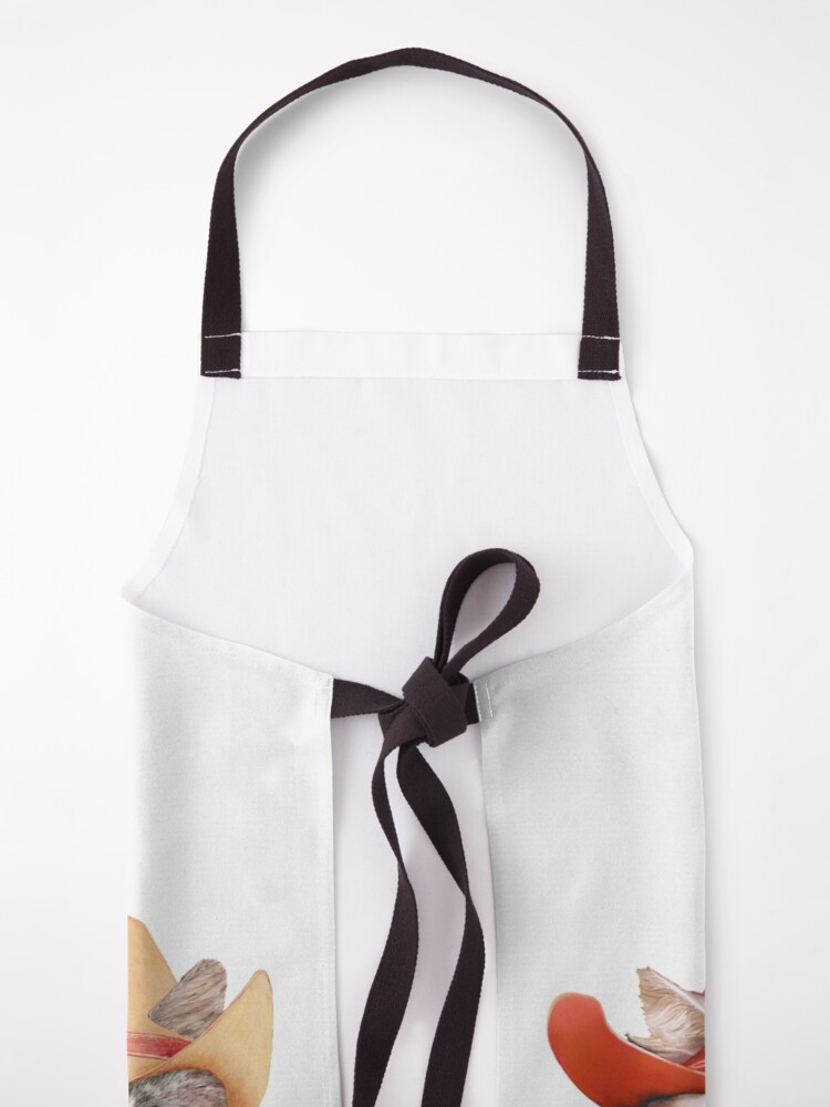 Alternate view of Cowboy Cats Apron