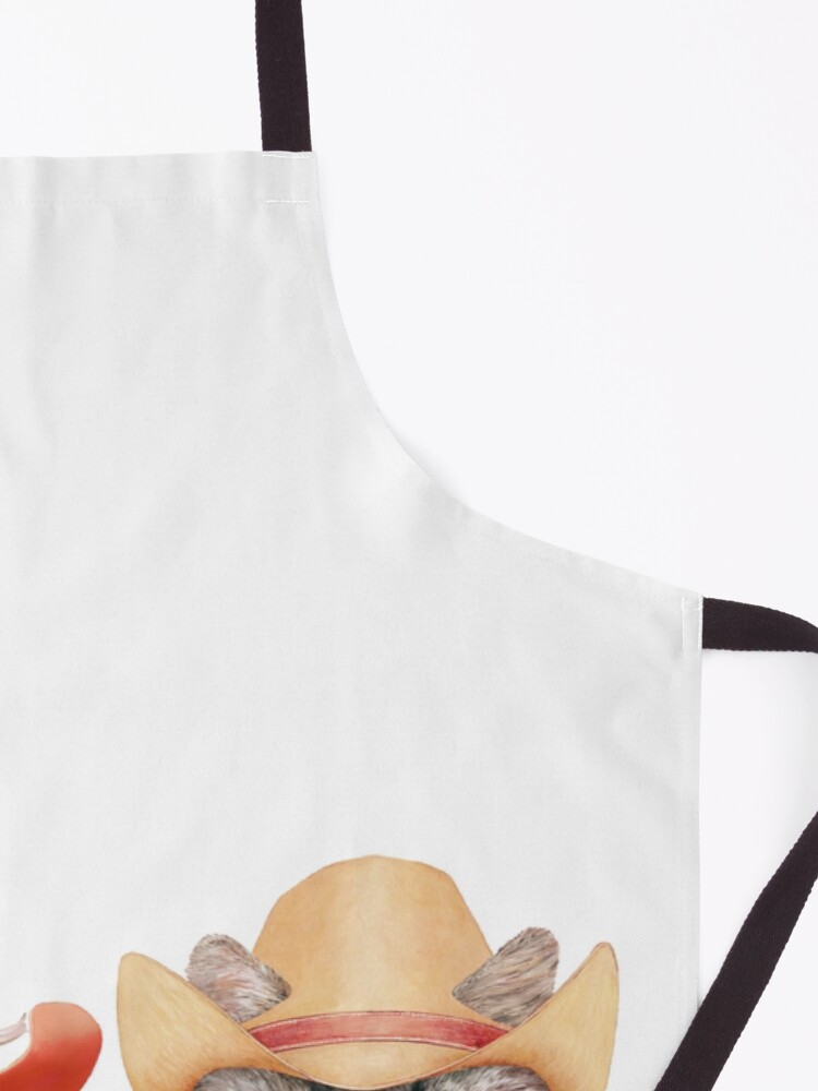 Alternate view of Cowboy Cats Apron