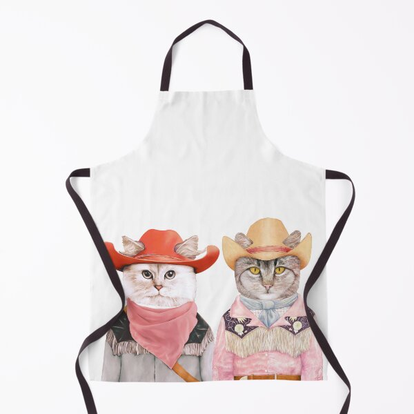 Cowboy Cats Apron