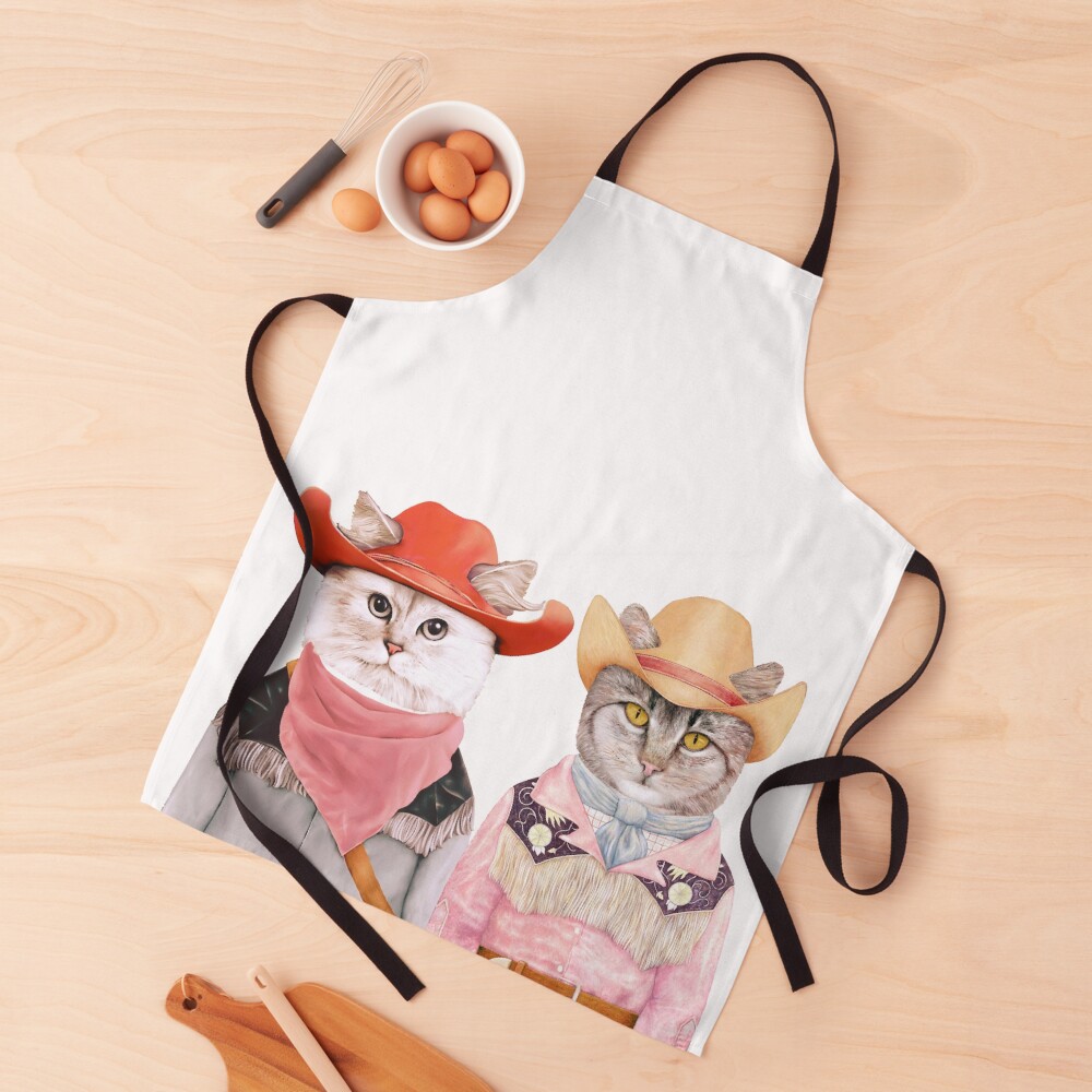 Cowboy Cats Apron