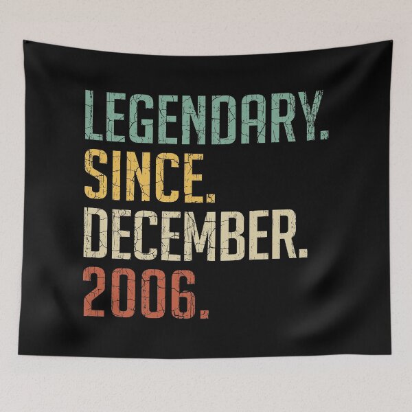 Item preview, Legendary Since December 2006 14th Birthday Gift 14 Years Old Vintage December 2006 designed and sold by Takatv.