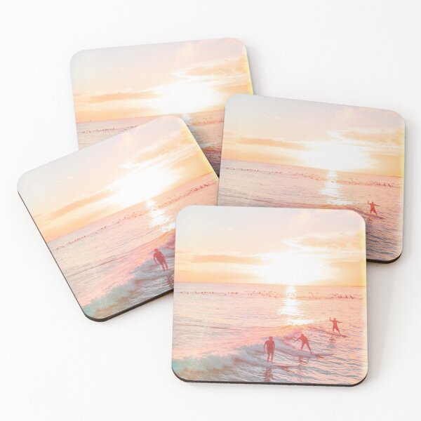 Item preview, Sunset Surf Beach Scene  designed and sold by Dollfacedesign.